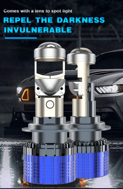 Infitary motorcycle lighting system H4 led light bulb H7 H11 super bright 9005 9006 mini size lens headlight for car - Image 5