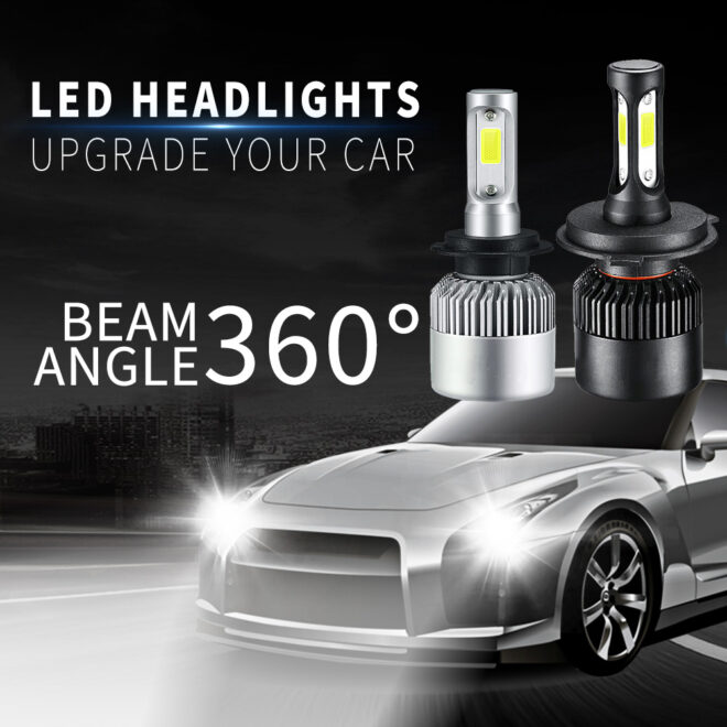 Infitary COB S2 led headlight bulb running light H1 H3 H4 H7 fog/driving light H11 9005 9006 for car - Image 9