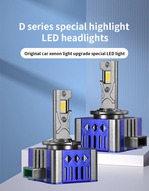 Double cooper tubes D3s led headlight bulb D1s D2s D5s D4s 110W top grade car light headlamp - Image 8