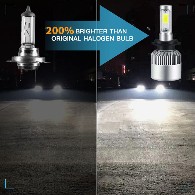 Infitary COB S2 led headlight bulb running light H1 H3 H4 H7 fog/driving light H11 9005 9006 for car - Image 8