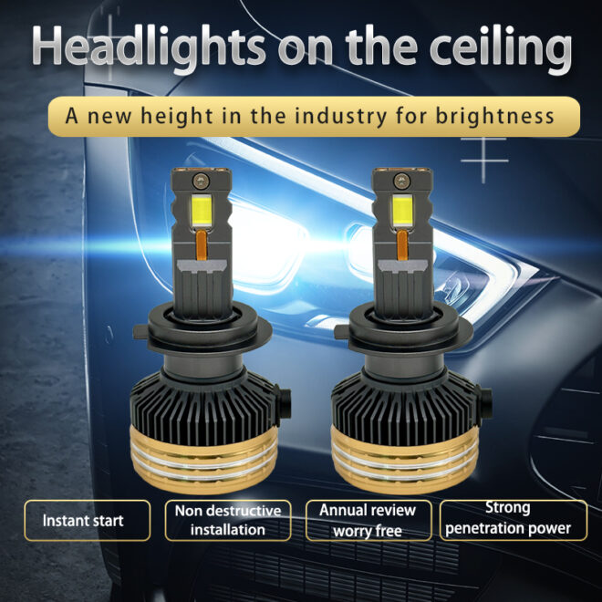 OEM/ODM wholesale  H4 led super bright 300W car accessories H7 H11 9005 9006 headlight bulb - Image 6