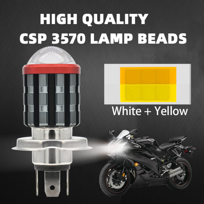 Moto led light bulb auto lighting system H4 led lamp mini size motorcycle lens lighting system accessories - Image 5