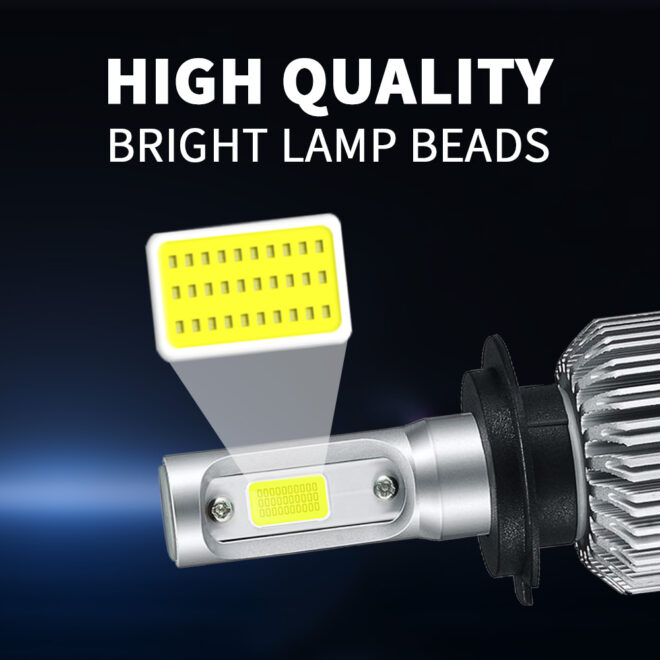 Infitary COB S2 led headlight bulb running light H1 H3 H4 H7 fog/driving light H11 9005 9006 for car - Image 4