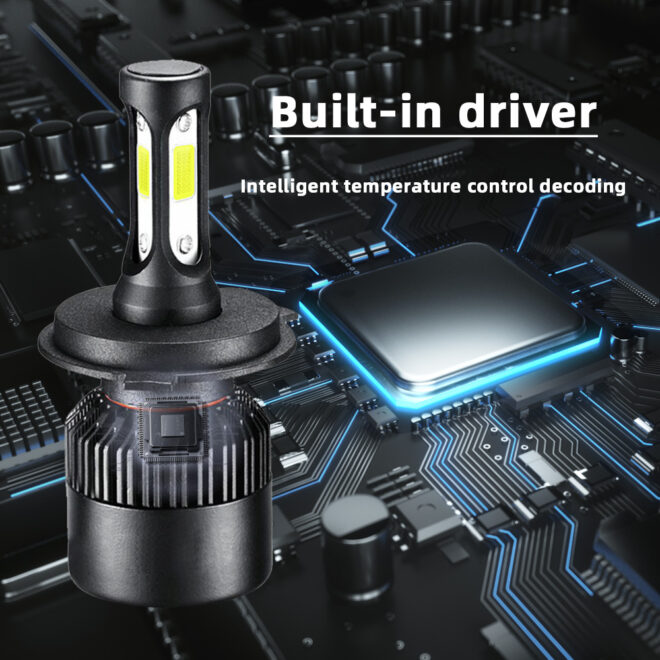 Infitary COB S2 led headlight bulb running light H1 H3 H4 H7 fog/driving light H11 9005 9006 for car - Image 2