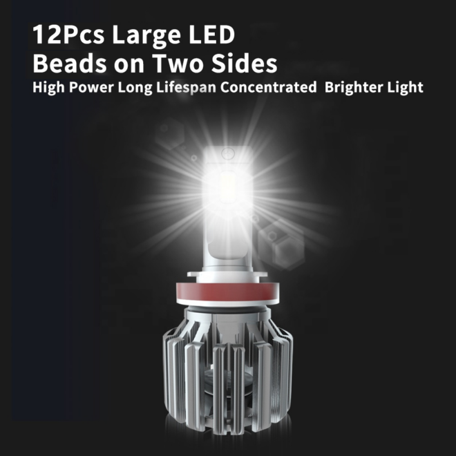 High quality led car light Performance improvement CSP3570 led headlight H11 car accessories - Image 6