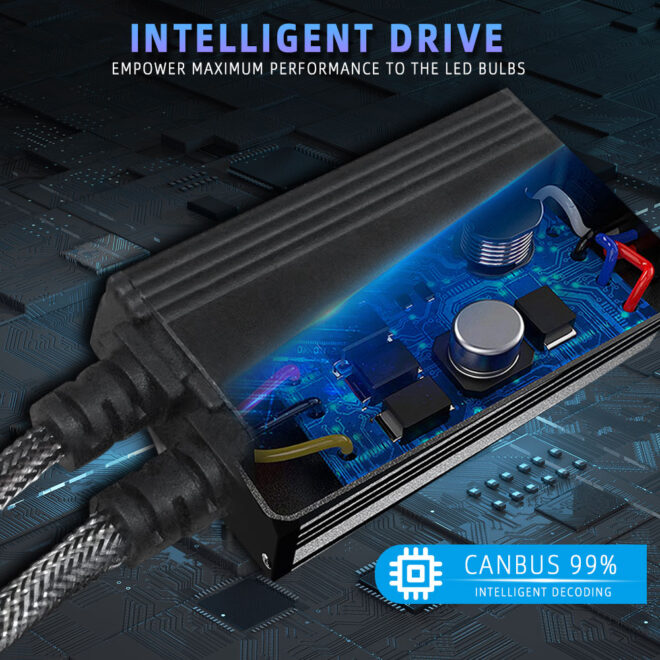 led headlight bulb Infitary high power Car led fog/driving light three cooper tubes H4 - Image 6