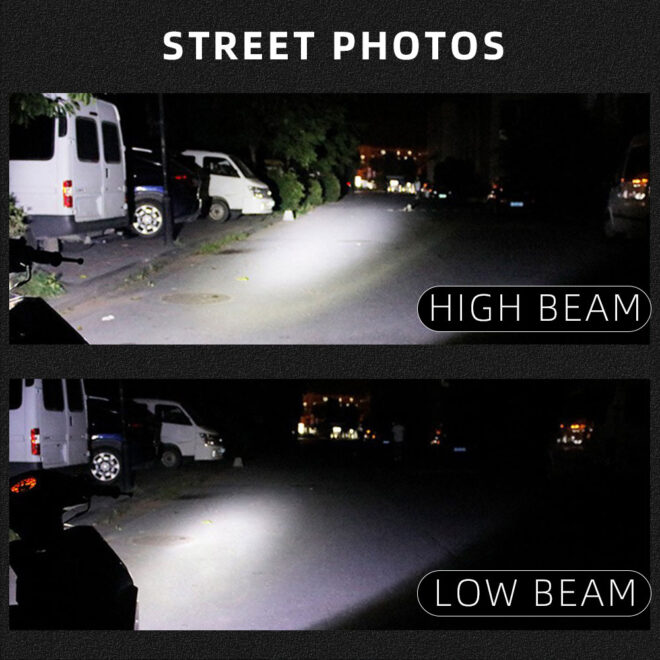 Factory hot sale motorcycle led light bulb H4 fog light mini lens motorcycle parts led headlight - Image 7