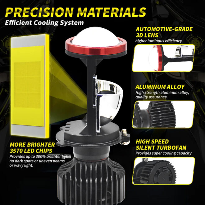 Infitary Y9 auto motorcycle accessories lighting system led headlight bulb mini driving lights for motorcycle super bright - Image 5