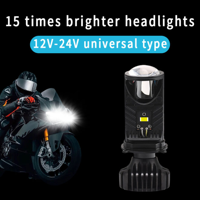 Infitary wholesale auto Y6 led headlight bulb motorcycle light H4 lens led light for motorcycle accessories - Image 6