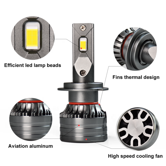 Infitary led headlights M8pro auto lighting system modification H11 led headlight bulb fog light - Image 4
