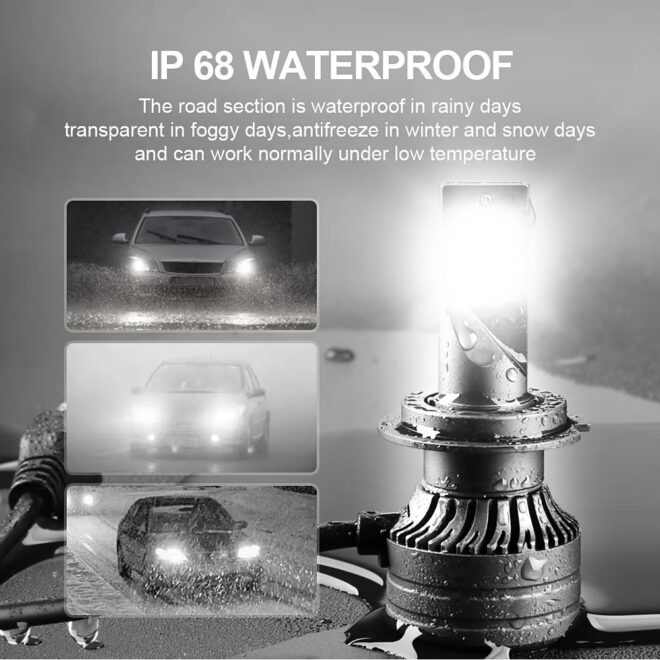 Infitary led headlight bulb 120W super bright auto lighting system H4 H7 H11 fog light for car - Image 2
