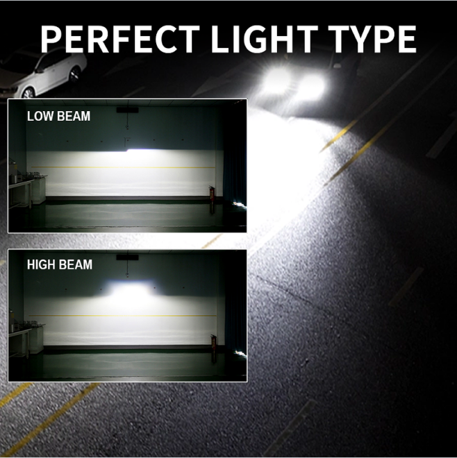 Infitary Bi led projector 3.0inch laser lens car H4 led headlight H7 H11 9005 9006 bulb fog light running light - Image 5
