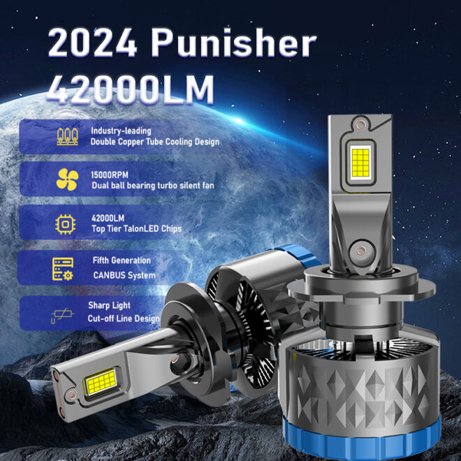 Infitary factory Up500% H7 led auto lighting system H4 H11 9005 9006 led headlight bulb super bright - Image 7